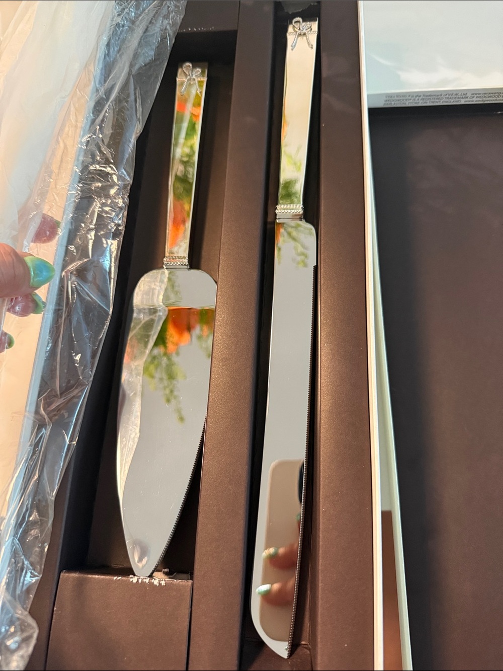 Vera Wang Silver Cake Server